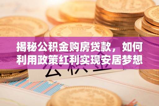 广南揭秘公积金购房贷款，如何利用政策红利实现安居梦想