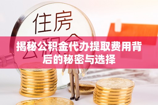 广南揭秘公积金代办提取费用背后的秘密与选择
