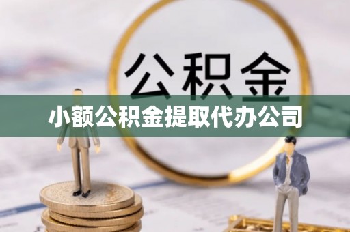 广南小额公积金提取代办公司